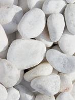 Witte Kiezelstenen - 20 Kilo, Tuin en Terras, Grind, Keien en Split, Ophalen, Nieuw, Wit, Marmer