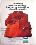 3 vintage advertenties reclames Fleuril wasmiddel 1969-71, Verzamelen, Verzenden, Gebruikt