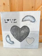 Decoratie doek Love, Huis en Inrichting, Ophalen, Schilderij