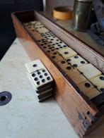 Antiek domino spel  uit 1890, Antiek en Kunst, Ophalen of Verzenden