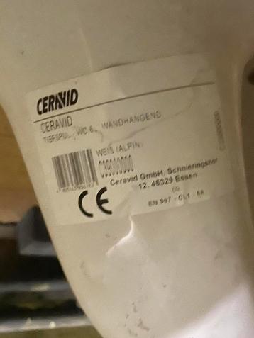 Ongebruikt Ceravit Hangende WC Pot –Modern &Ruimtebesparend beschikbaar voor biedingen