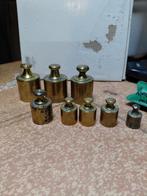 Antieke gewichten set, Antiek en Kunst, Ophalen of Verzenden, Brons