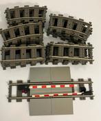 Lego 9v treinrails, met spoorweg overgang, 4515/4520, Kinderen en Baby's, Speelgoed | Duplo en Lego, Ophalen of Verzenden, Zo goed als nieuw
