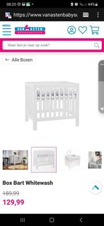 Witte box, verstelbare bodem. Nieuw., Kinderen en Baby's, Boxen, Ophalen, Zo goed als nieuw