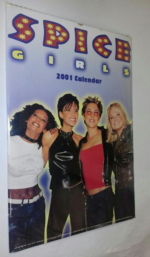 Spice Girls KALENDER 2001 - Gesealed !! Origineel vintage, Verzamelen, Muziek, Artiesten en Beroemdheden, Nieuw, Gebruiksvoorwerp