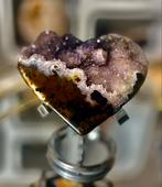 Edelsteen Hart Agaat Amethist Chalcedoon, Ophalen of Verzenden, Nieuw