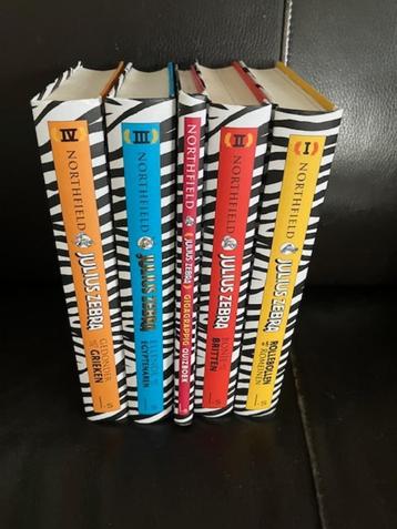 Julius Zebra, deel I t/m IV en gigagrappig Quizboek beschikbaar voor biedingen