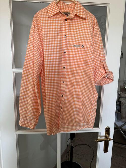 Oktoberfeest Stockerpoint hemd maat S oranje/wit, Kleding | Heren, Overhemden, Nieuw, Overige halswijdtes, Oranje, Ophalen of Verzenden