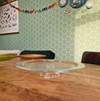 Glazen Taartplateau, Huis en Inrichting, Keuken | Servies, Ophalen of Verzenden, Gebruikt, Glas