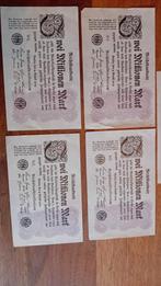 Oude Duitse 2 Millionen Mark Bankbiljetten - 1923, Postzegels en Munten, Bankbiljetten | Nederland, Ophalen of Verzenden, Setje