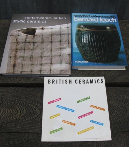 3X BOEK KUNST BRITSE KERAMIEK 20e EEUW B.LEACH e.a., Boeken, Kunst en Cultuur | Beeldend, Gelezen, Ophalen of Verzenden