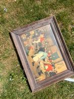 Boerenbruiloft schilderij, Antiek en Kunst, Ophalen