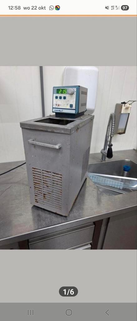 Labaratorium VWR
Kan koelen of verwarmen

Labaratorium, Witgoed en Apparatuur, Overige Witgoed en Apparatuur, Zo goed als nieuw