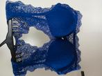 Prachtige bh met veel kant., Livera, Ophalen of Verzenden, Blauw, BH