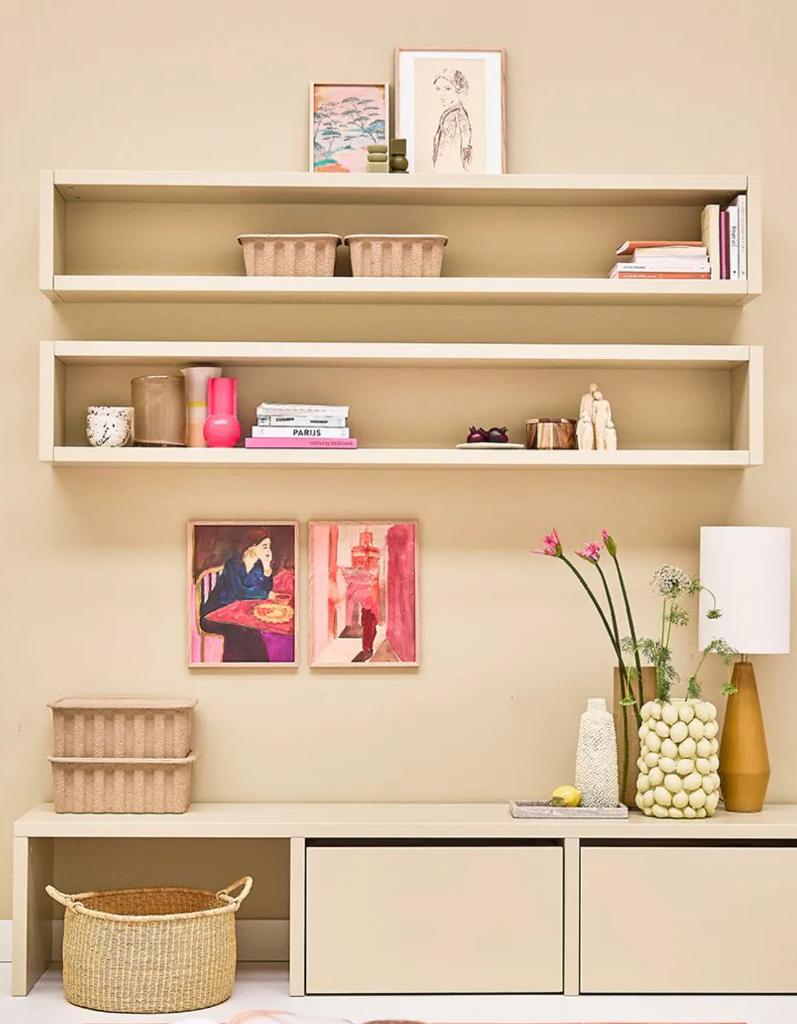 Bibelotte wandmeubel kyra 2x, Huis en Inrichting, Kasten | Wandmeubels, Ophalen, Zo goed als nieuw, Minder dan 25 cm, Minder dan 100 cm