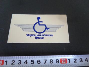 sticker Vrijwilligers Vervoer  IJMOND  beschikbaar voor biedingen