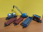 Märklin setje van 6 oude wagons, Wisselstroom, Gebruikt, Wagon, Ophalen of Verzenden