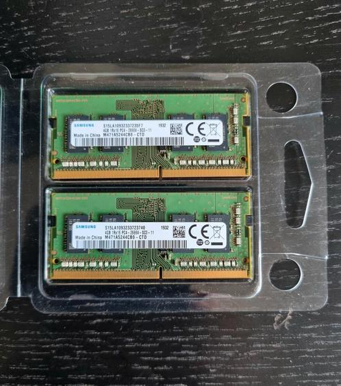 2 x Samsung So-Dimm 4 GB DDR4-2666 (8 GB), Computers en Software, RAM geheugen, Zo goed als nieuw, Laptop, DDR4, Ophalen of Verzenden