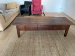 Oud eiken salon tafel, Huis en Inrichting, Tafels | Salontafels, Ophalen, Klassiek, Eikenhout, 50 tot 100 cm
