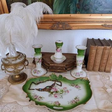 Antieke toilet-/kaptafel set Limoges.... boudoir... beschikbaar voor biedingen