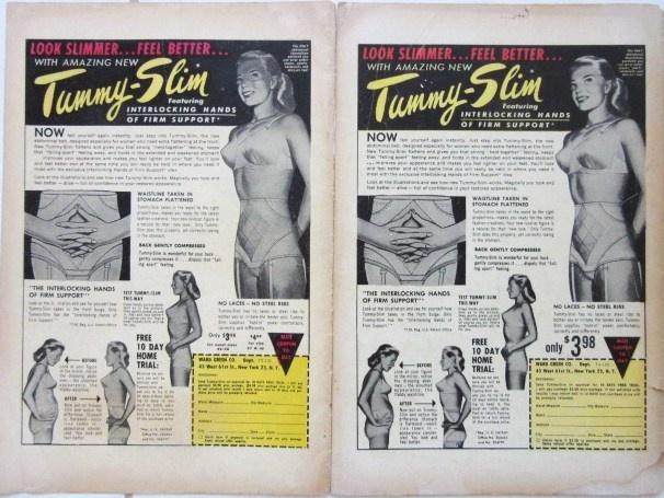 36 VS advertenties reclames corset BH 50-60s mooier figuur, Verzamelen, Merken en Reclamevoorwerpen, Gebruikt, Overige typen, Ophalen of Verzenden