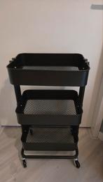 Zwarte RÅSKOG

Roltafelt 35x45x77 cm van IKEA, Ophalen, Zo goed als nieuw