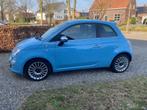 Fiat 500 0.9 Twinair 2011 Blauw, Auto's, Fiat, Voorwielaandrijving, 86 pk, Elektrische ramen, Zwart