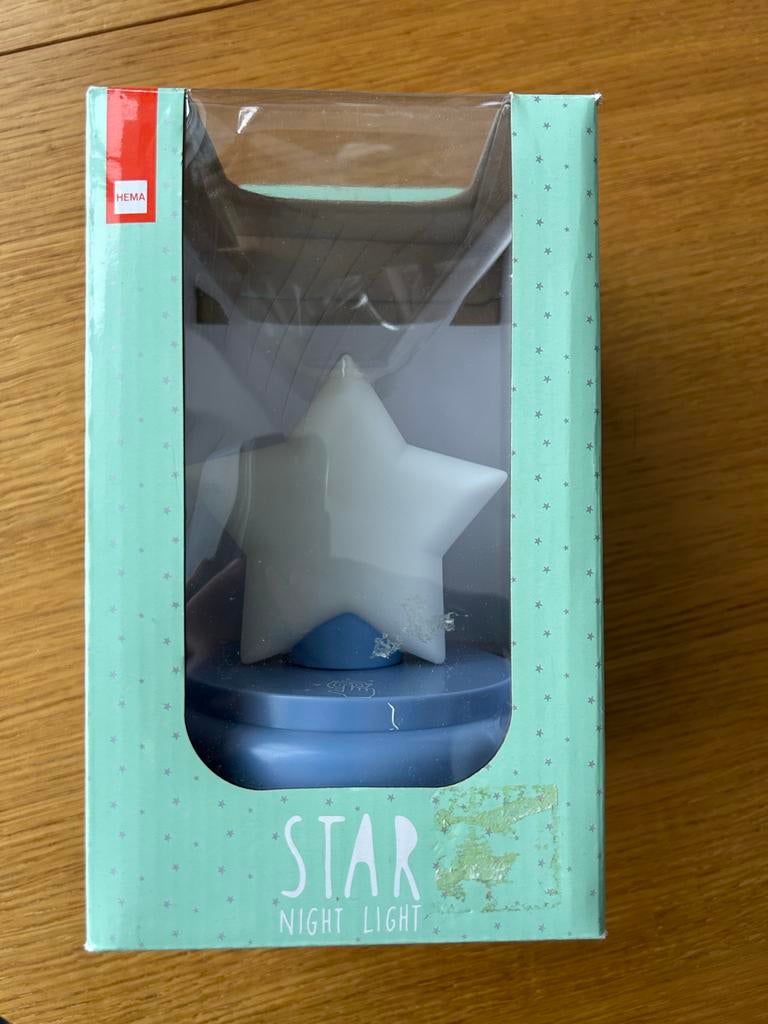 Hema Ster Nachtlampje - Nieuw in doos!, Ophalen of Verzenden, Nieuw, Mobiel, Met licht