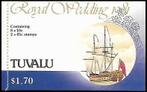TUVALU 1981 Royal Wedding Postzegelboekje, S.G.: SB-4, Mint., Verzenden, Postfris