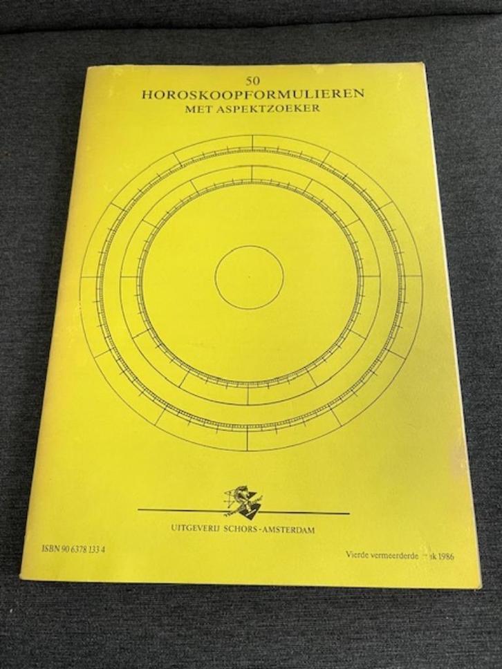 50 horoscoop formulieren met aspektzoeker, Boeken, Esoterie en Spiritualiteit, Zo goed als nieuw, Instructieboek, Astrologie, Ophalen of Verzenden