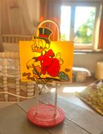 Donald duck lamp met dagobert duck, Kunststof, Gebruikt, Disney, Ophalen of Verzenden