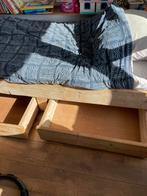 Stoer kinderbed steiger hout, Ophalen, 85 tot 100 cm, Gebruikt, Matras