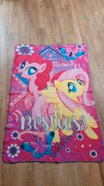My little pony fleece deken, Gebruikt, 100 tot 150 cm, Rechthoekig, 50 tot 100 cm