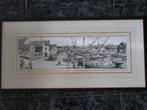 ets haventje spijkenisse, Antiek en Kunst, Kunst | Etsen en Gravures, Ophalen