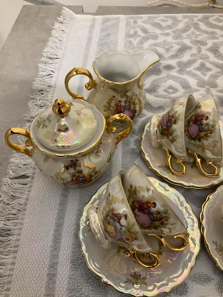 Bavaria  Mokkaservies - Compleet en Elegant, Antiek en Kunst, Antiek | Servies compleet, Ophalen