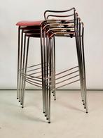 4 Knoll Barkrukken - Minimalistisch Design, Huis en Inrichting, Barkrukken, Met voetsteun, 60 tot 90 cm, Ophalen of Verzenden