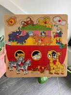 Hout houten puzzel dieren speelgoed kind ark van noach, Ophalen of Verzenden