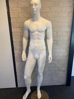 Etalagepop (3) heer / mat / wit (gebruikt/beschadigd), Hobby en Vrije tijd, Ophalen, Gebruikt