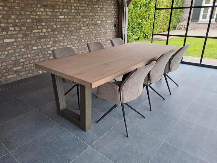 Nieuwe Draaibare Eetkamerstoelen Grijs, Groen Flinke Korting, Huis en Inrichting, Stoelen, Nieuw, Vijf, Zes of meer stoelen, Metaal