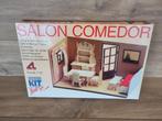Vintage poppenhuis doos " Salon comedor ", Verzamelen, Poppenhuizen en Toebehoren, Gebruikt, Overige typen, Onbekend, Ophalen of Verzenden