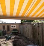 Zonnescherm met knik arm, Ophalen, Gebruikt, 450 cm of meer, 150 tot 300 cm