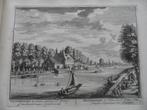 71 Loenen aan de Vecht Huis Oostervecht Kopergravure 1719, Antiek en Kunst, Kunst | Etsen en Gravures, Ophalen of Verzenden