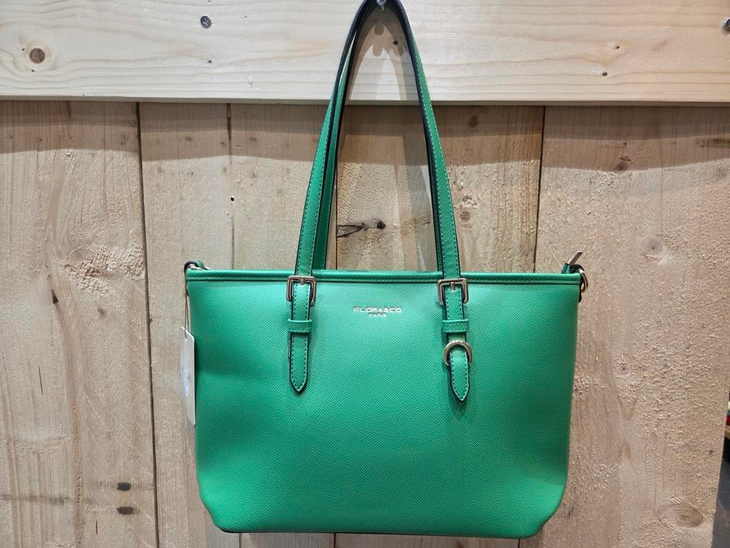 Groene Handtas flora en co, Sieraden, Tassen en Uiterlijk, Tassen | Damestassen, Ophalen of Verzenden, Zo goed als nieuw, Groen