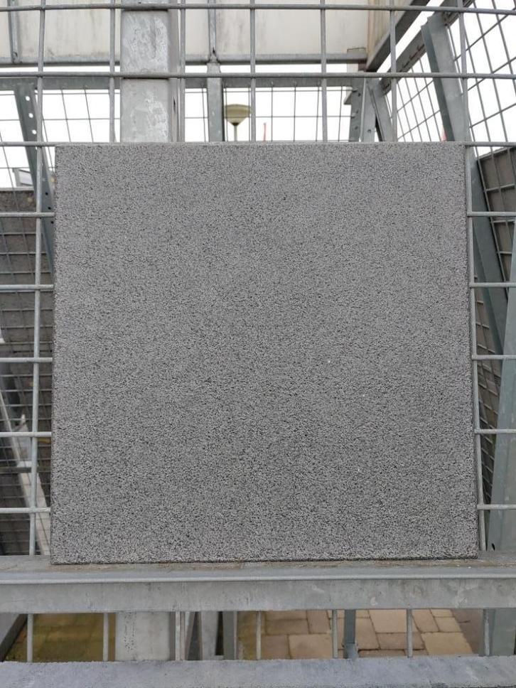 Opheffingsuitverkoop: Gecoate betontegels 40x40x4 antraciet, Tuin en Terras, Tegels en Klinkers, Nieuw, Terrastegels, Beton, 10 m² of meer