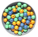 Grote Kralen Hout Antiek P. st. € 0.25 Afkomstig van telraam, Hobby en Vrije tijd, Ophalen of Verzenden, Zo goed als nieuw, Kraal