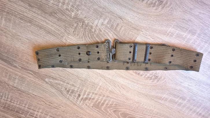US belt persoonlijke stempels, Verzamelen, Militaria | Tweede Wereldoorlog, Nederland, Ophalen of Verzenden