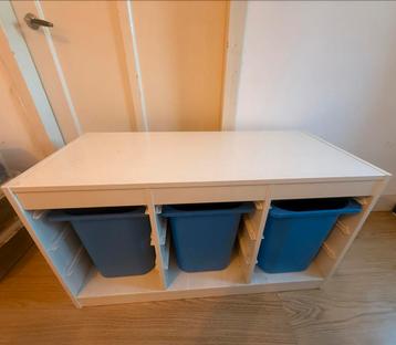 Kinderkamer speelgoedopbergkast Ikea met Bakken beschikbaar voor biedingen