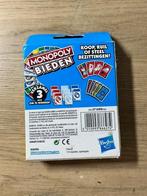 Monopoly Bieden Kaartspel, Hobby en Vrije tijd, Gezelschapsspellen | Kaartspellen, Ophalen of Verzenden, Zo goed als nieuw