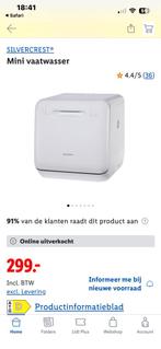 Siver Crest mobiele vaatwasser, Witgoed en Apparatuur, Minder dan 10 liter, Ophalen of Verzenden, Zo goed als nieuw, Vrijstaand