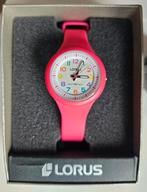 Lorus roze horloge analoog gesp NIEUW, Ophalen of Verzenden, Nieuw, Roze, Meisje